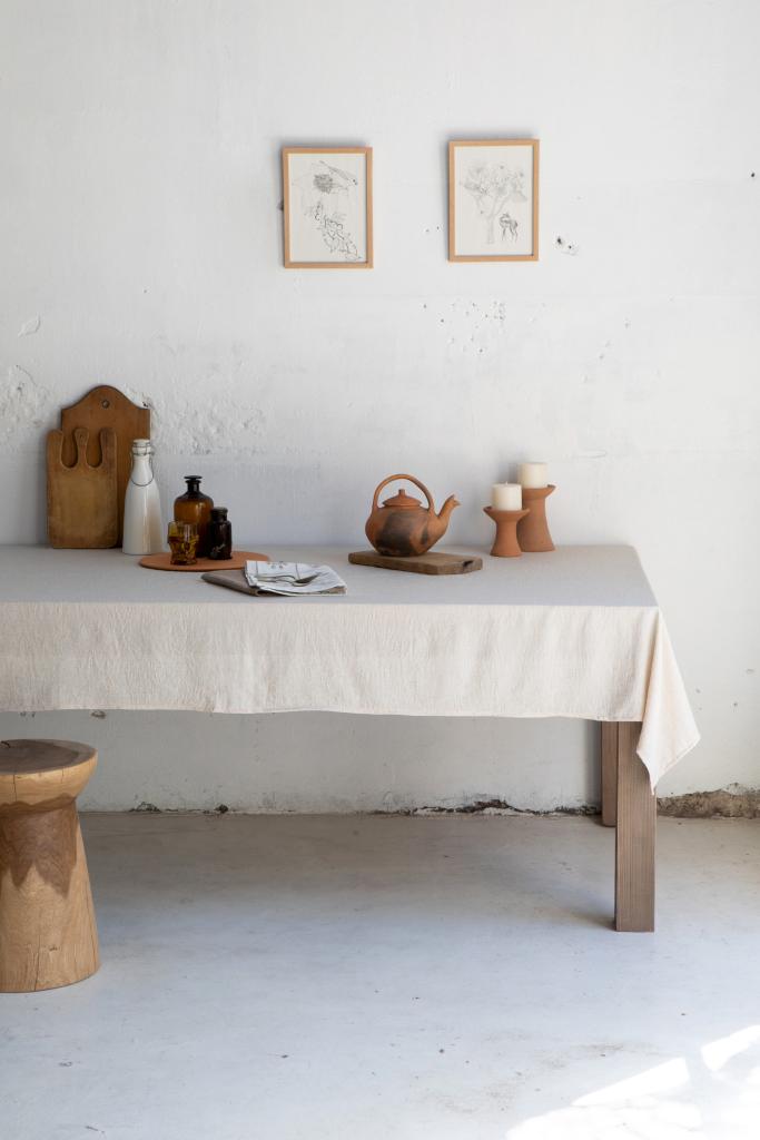 Mantel Mix Lino Beige